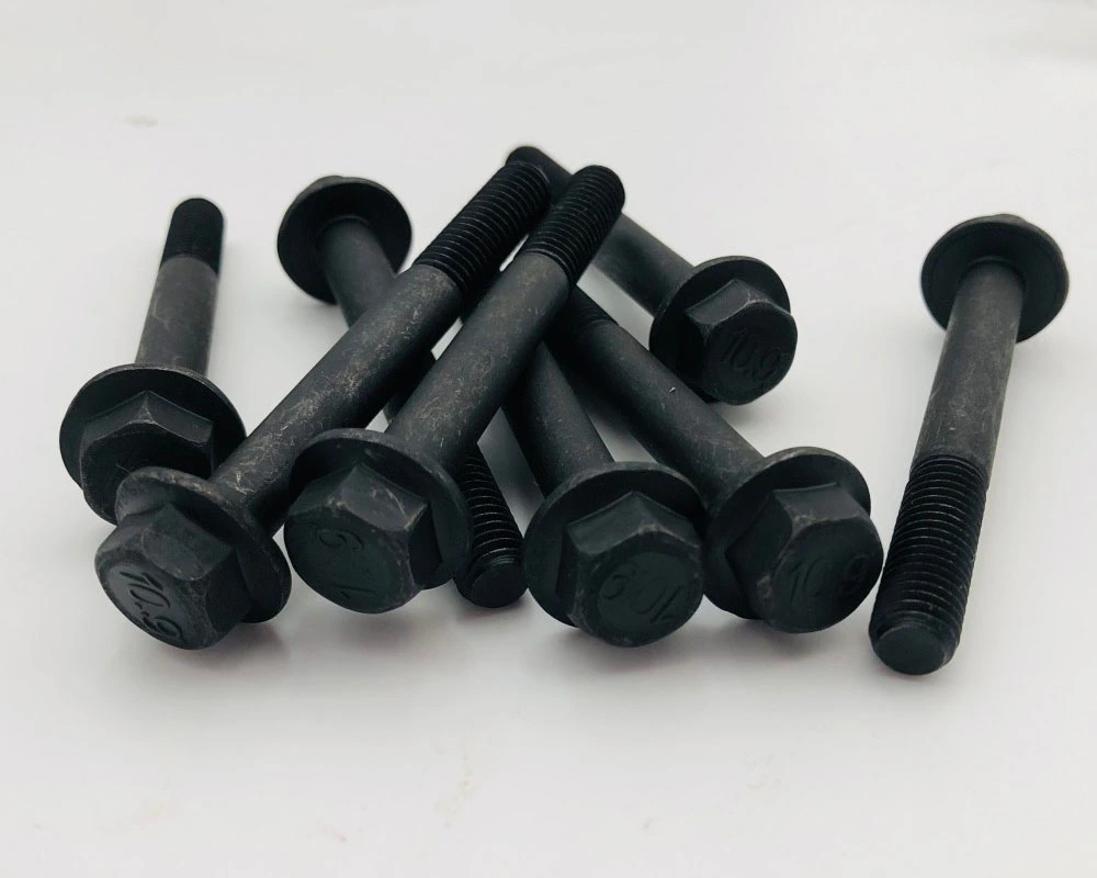 High Strength Black Oxide Flange Bolts